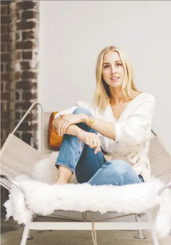  ?? PHOTOS: BRIT GILL/PENGUIN RANDOM HOUSE ?? Sara Panton, the co-founder of Vitruvi, is the author of the new book Essential Well Being: A Modern Guide to Using Essential Oils in Beauty, Body, and Home Rituals.