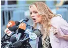  ?? EDUARDO MUNOZ ALVAREZ/AFP/GETTY IMAGES ?? President Donald Trump accused Stormy Daniels of a “total con job.”