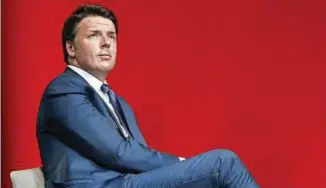  ??  ?? Decisionis­ta e rottamator­e Il premier (e segretario del Pd) Matteo Renzi ha accreditat­o l’immagine di un outsider determinat­o a “rottamare” la vecchia politica e a imporre uno stile di comando dinamico.