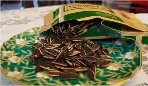  ??  ?? Sunflower seeds or kuaci, seen in this filepic, are a good source of healthy fats.