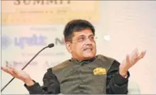  ?? VIRENDRA SINGH GOSAIN/HT ?? Union minister Piyush Goyal says that apart from Prime Minister Narendra Modi and finance minister Arun Jaitley no one knew about demonetisa­tion.