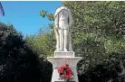  ?? ?? A statue of King George V has had its head removed for the fourth time in 20 years.