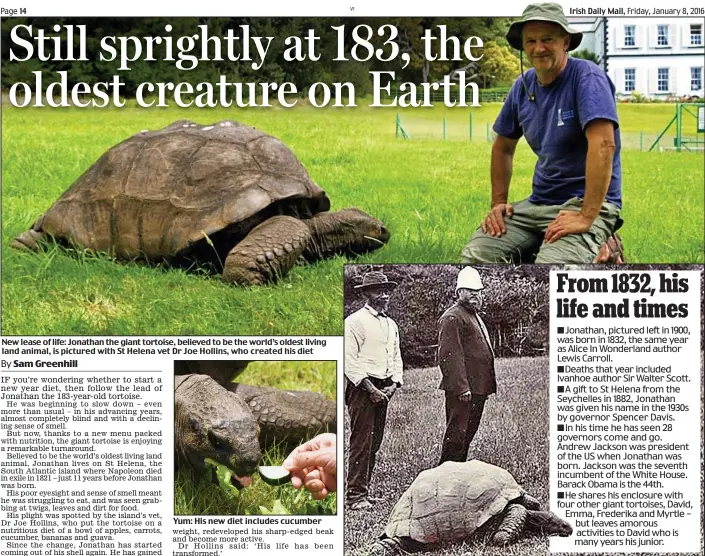 Still sprightly at 183, the oldest creature on Earth - PressReader