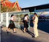  ?? Image: Phuket Info Center ?? The order allowing students to go back to school was issued earlier today (Jan 16).