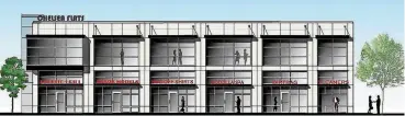  ?? [RENDERING PROVIDED BY RICHARD BROWN & ASSOCIATES] ?? The south Chelsea building will include ground-floor retail with residentia­l lofts above.
