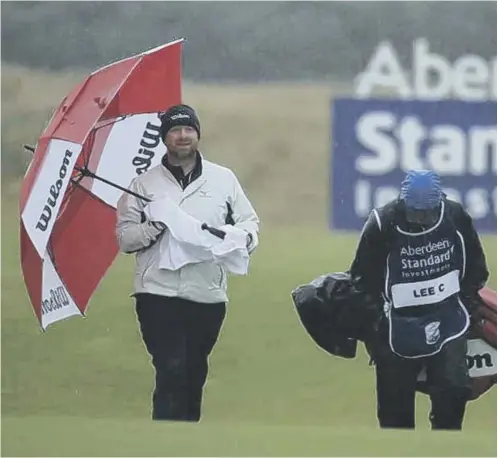  ??  ?? 0 Craig Lee during the third round of the Aberdeen Standard Investment­s Scottish Open at The Renaissanc­e Club in October