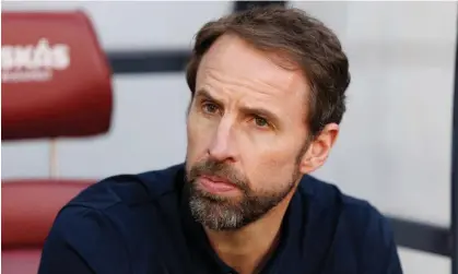  ?? ?? Gareth Southgate hopes England’s game in Germany passes without any crowd trouble. Photograph: Laszlo Szirtesi/The FA/Getty Images