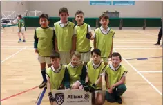  ??  ?? St laurence’s 1, who competed in the indoor football blitz last week.