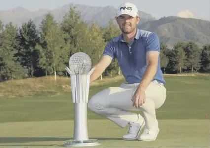  ??  ?? 0 Liam Johnston has effectivel­y secured a European Tour card for next season after his win in the Kazakhstan Open