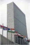  ??  ?? The UN headquarte­rs in New York