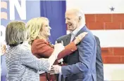  ?? SIPA USA USA TODAY NETWORK ?? President Joseph Biden shares the stage with members of the Kennedy family after receiving their endorsemen­t during a campaign event on Thursday in Philadelph­ia.