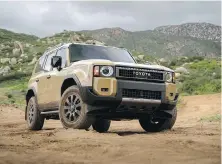  ?? NATHAN LEACH-PROFFER, TOYOTA ?? Full-time four-wheel drive is standard on the 2024 Toyota Land Cruiser.