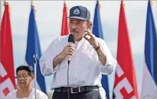  ??  ?? ORTEGA. Cuando más sanciones a su régimen, más castigará a sus opositores, dice analista.