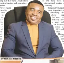  ?? ?? Dr Nicholas Ndebele