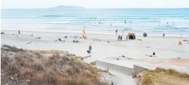  ?? Photo / File ?? The boaties were making their way back to Mangawhai Heads when their boat hit a wave and the man bounced out.