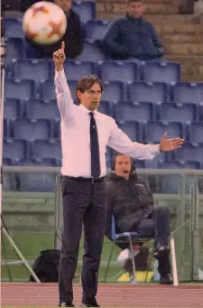  ?? ANSA ?? Simone Inzaghi, 41 anni: unico a punteggio pieno a Euroleague