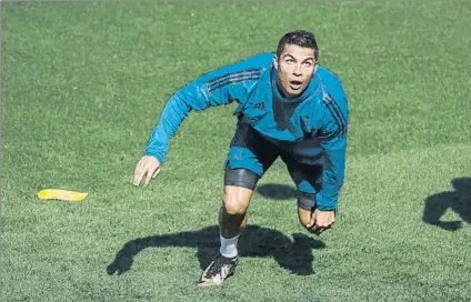  ?? FOTO: EFE ?? Cristiano Ronaldo regresa al equipo esta noche y es el principal argumento blanco para alejar las dudas tras los últimos partidos