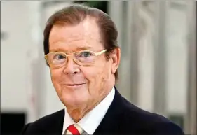  ??  ?? Sir Roger Moore.