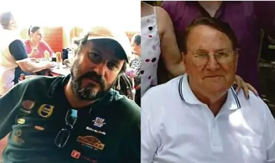  ?? Reprodução/redes sociais ?? O empresário Rogério Favaro, 49, e o pai Antonio, morreram na quarta-feira