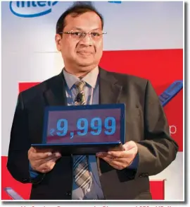  ??  ?? Mr. Sandeep Parasrampu­ria, Director and CEO of iBall