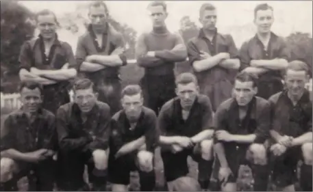  ??  ?? The Drogheda United team and right, Jimmy Carroll