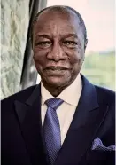 ??  ?? Presidente dell’Unione africana Alpha Condé, 79 anni, è presidente della Guinea dal 2010 e da fine gennaio dell’Unione africana