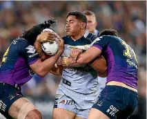  ?? PHOTO: GETTY IMAGES ?? Jason Taumalolo, in action for the Cowboys during the NRL grand final, has opted for Tonga ahead of New Zealand at the World Cup.