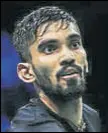  ?? GETTY ?? Kidambi Srikanth.