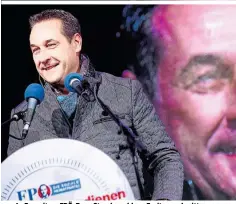  ??  ?? In Favoriten: FPÖ-Boss Strache schloss Freitagnac­hmittag am Viktor-Adler-Markt den Wahlkampf – vor ihm sprach Norbert Hofer