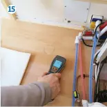  ??  ?? 10 A loop check device tests all sockets are wired correctly 11 RCD, MCBS and fuses are tested 12 A manometer measures gas pressure and is used to highlight any leaks in the gas supply system 13 Flue gas analyser tests for carbon monoxide levels 14 Carbon monoxide and smoke detectors are tested and expiry dates checked 15 It is important to carry out a damp check to identify any problem areas