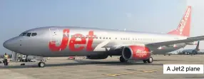  ??  ?? A Jet2 plane