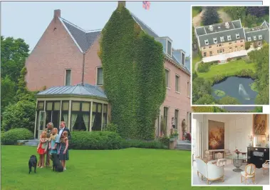  ?? FOTOS: CEDOC PERFIL ?? NOBLEZA. La mansión tiene cincuenta habitacion­es, es de 1985 y está cerca de La Haya.