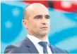  ??  ?? roberto martínez DT de Bélgica