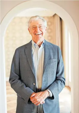  ?? [Getty Images] ?? Charles Koch ist Industriem­agnat und republikan­ischer Großspende­r.