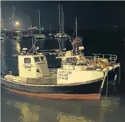  ?? Picture: RUTH WREN ?? OFF ANCHOR: Two of the three fishing boats that were found untied and that drifted off in the PE harbour at the weekend