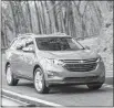  ?? JESSICA LYNN WALKER / CHEVROLET ?? The 2018 Chevrolet Equinox is capable of towing up to 3,500 pounds.