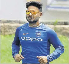  ?? AP ?? Rishabh Pant is eager to make his Test debut against England.