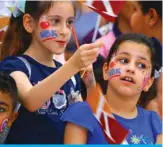  ??  ?? Children during their participat­ion in the event