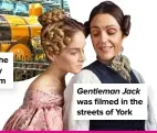  ??  ?? Enjoy the Railway Museum
Gentleman Jack was filmed in the streets of York