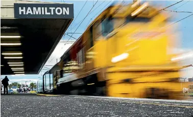  ?? PHOTO: STUFF ?? The value of New Zealand’s rail network to the country has been measured at $1.5 billion a year.