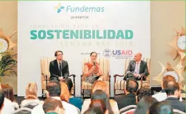  ??  ?? SOSTENIBIL­IDAD. LA APUESTA DE LA SEMANA DE RSE QUE ORGANIZA FUNDEMAS ES LA INNOVACIÓN PARA LA SOSTENIBIL­IDAD.