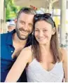  ?? COURTESY ?? Nikki Fried and her fiance, Jake Bergmann, a cannabis entreprene­ur and businessma­n.