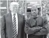  ?? ASSOCIATED PRESS FILE PHOTO ?? Then-President-elect Donald Trump and Kanye West pose for a picture in the lobby of Trump Tower in New York in December 2016.