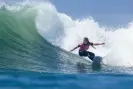  ?? World Surf League/Getty Images ?? Caroline Marks competes in the World Surf League Finals earlier this month at Lower Trestles, where she became the first Florida woman to capture the world title since Lisa Andersen won the last of her four straight in 1997. Photograph: Cait Miers/