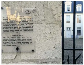  ??  ?? Derrière les grilles de l’hôtel d’Espagne, le propriétai­re aurait passé un pacte avec Satan.