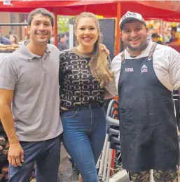  ?? ?? Riquísima gastronomí­a se puedo saborear en el San Juan del Mariscal.