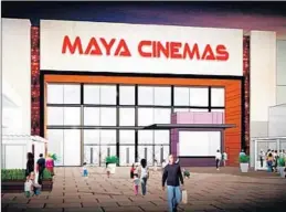  ?? Maya Cinemas ?? A RENDERING of Esparza’s $20-million multiplex that opened Thursday in Delano, Calif. The city of 52,700 hadn’t had an operationa­l theater in 10 years.