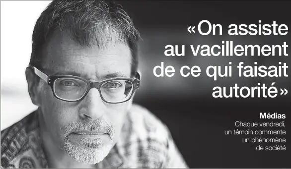  ??  ?? Face à « la marchandis­ation de l’attention » dans les médias, le professeur et auteur Yves Citton invite à imaginer un « autre régime informatio­nnel ».