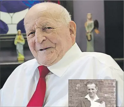  ?? MILLICENT MCKAY/JOURNAL PIONEER ?? A special birthday celebratio­n is being held on Sunday at the Borden-Carleton Legion for Austin Gaudet, who turned 100 on May 8.