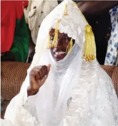  ??  ?? Emir of Jama’a, Alhaji Muhammad Isa Muhammad II